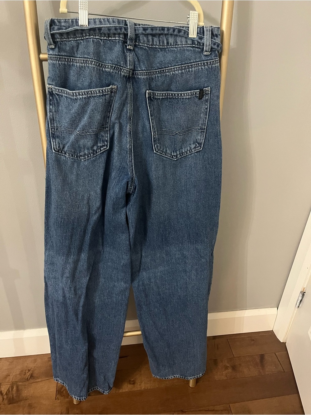 Buffalo David Bitton Alecia High Rise Wide Leg Jeans with Tie Belt | W29 - Picture 2 of 3